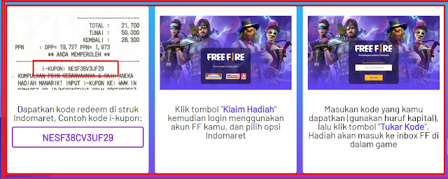 kode redeem free fire terbaru 2019 100% work