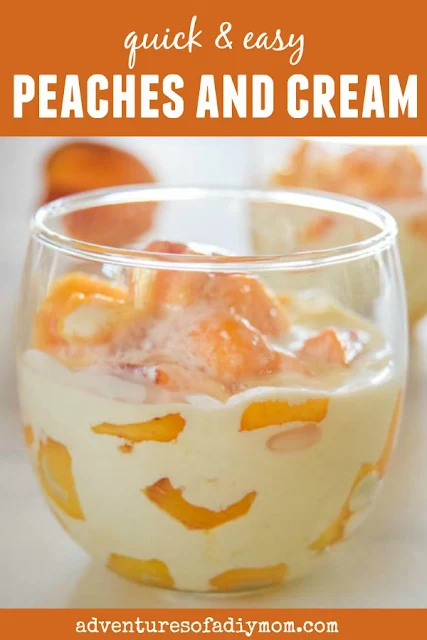 quick and easy peaches and cream