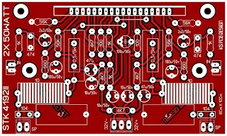 STK 4132 II PCB Layout Single