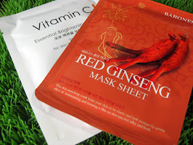 Odbo Vitamin C Mask and Red Gingseng Mask