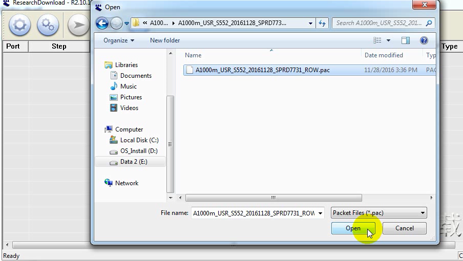 Cara Flash Lenovo Vibe A1000M Via Research Download ...