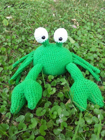 cangrejo de crochet amigurumi