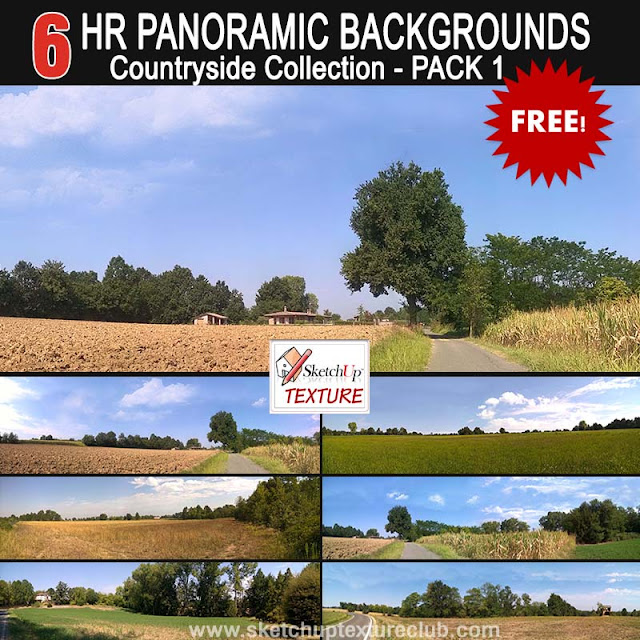  useful for whatever projection of calculator graphics Free High Res panoramic Countryside Collection - pack 1