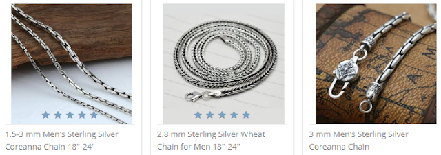 Mens Silver Chains