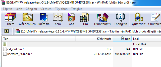 eMMC FILE DUMP 2GB W-Mobile E10