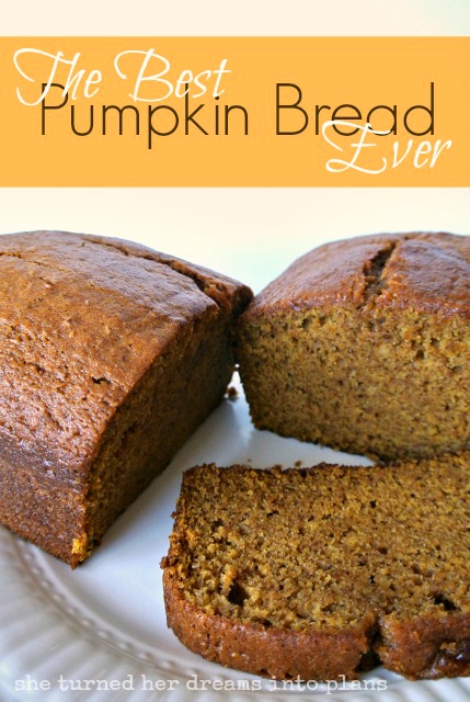 The Best Pumpkin Bread Ever