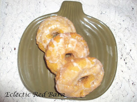 Eclectic Red Barn: Glazed Pumpkin Donuts