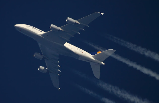 Airbus A380 Lufthansa View From Below