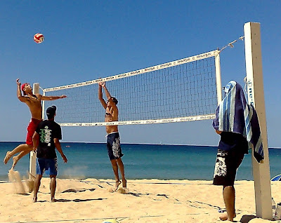 Josh and I are planning to play in a beach volleyball tournament this 