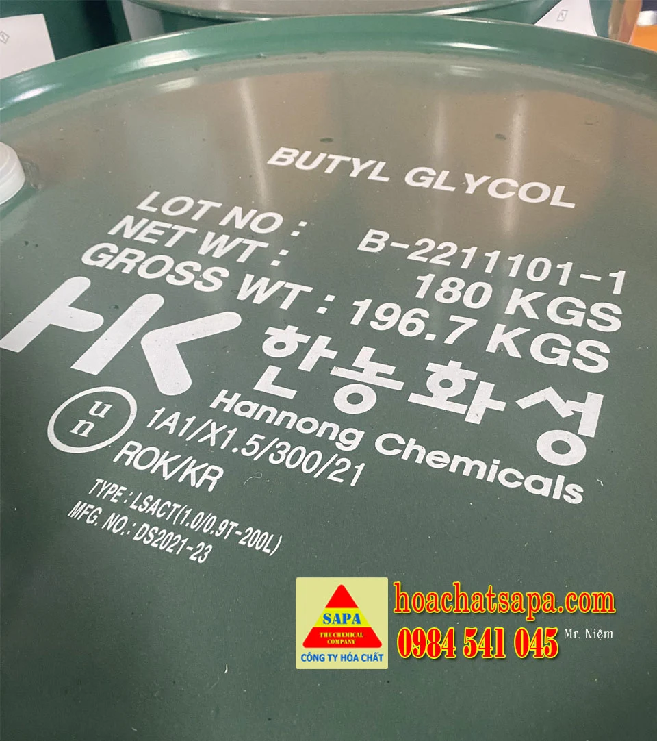BCS Hàn Quốc - Butyl Glycol - tẩy rửa công nghiệp