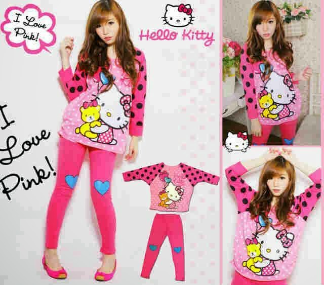 KUMPULAN GAMBAR  BAJU  HELLO KITTY LUCU  Kaos Shirt Hello 