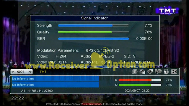 STARSAT GX6605S HW203.00.001 NEW UPDATE 31 AUGUST 2021