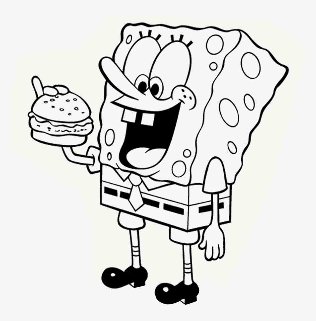 Spongebob Online Coloring Page 