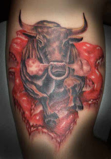 Bull tattoo design galllery