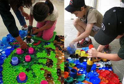 Craft for kids ; recycle bottle cap