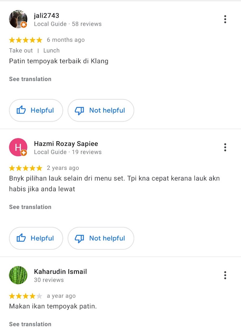 PATIN TEMPOYAK TERBAIK DI KLANG (REVIEW)