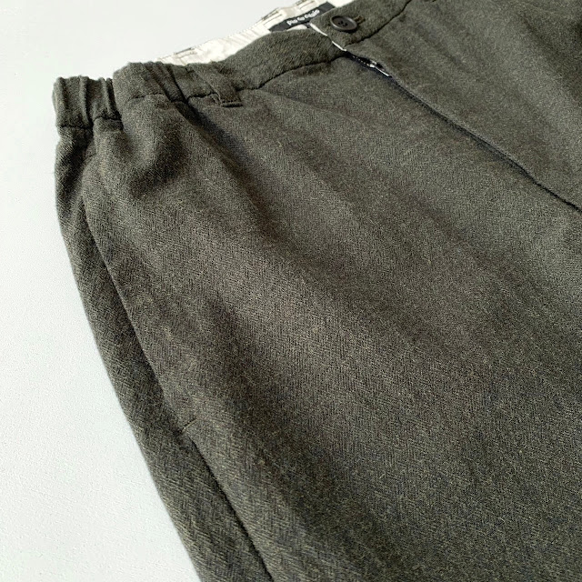 pas de calais【パドカレ】コットンウールラスティックBB加工 テーパードパンツ◆八十八/丸亀・エイティエイト/新居浜
