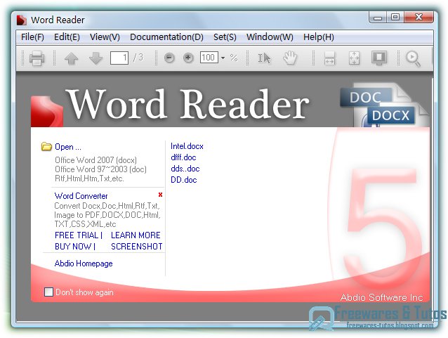 Word Reader : une solution pour lire les fichiers Word 2007