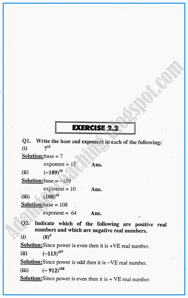 exercise-2-2-system-of-real-numbers-exponents-and-radicals-mathematics-notes-for-class-10th