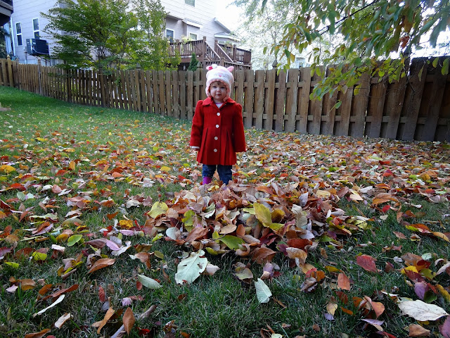 Playing in the Leaves