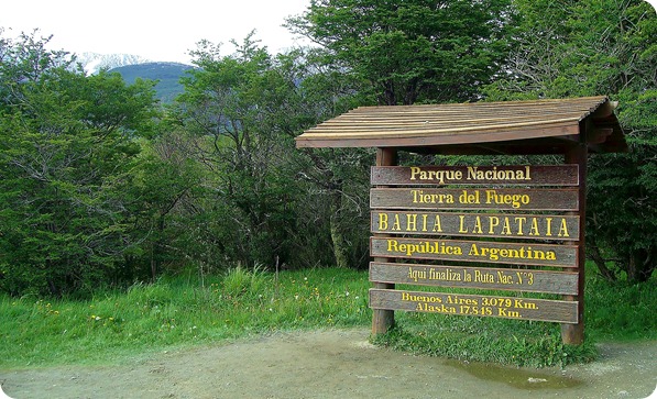 Ponto final da estrada que liga as Américas de Norte a Sul