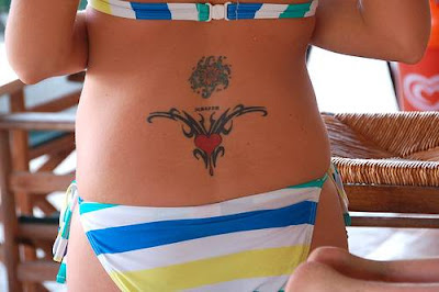 Popular Heart Tattoo Women Sexy Girls