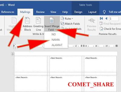 Cara Mudah Membuat Label Nama Undangan Menggunakan Microsoft Word