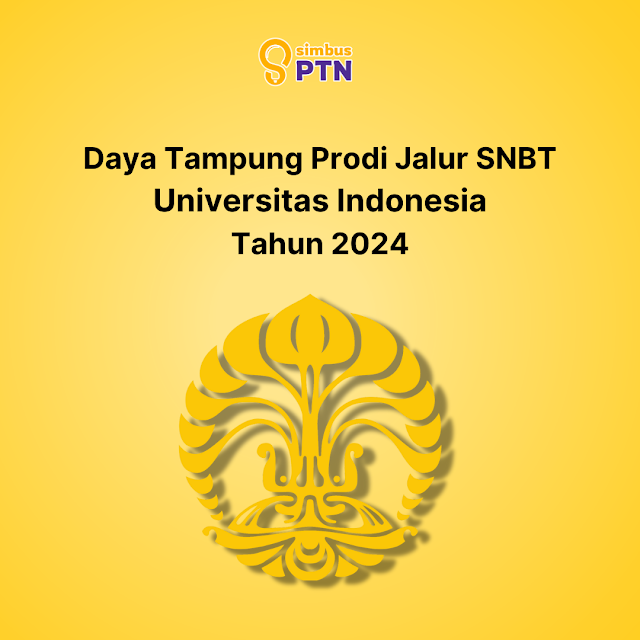 daya tampung prodi jalur snbt universitas indonesia tahun 2024