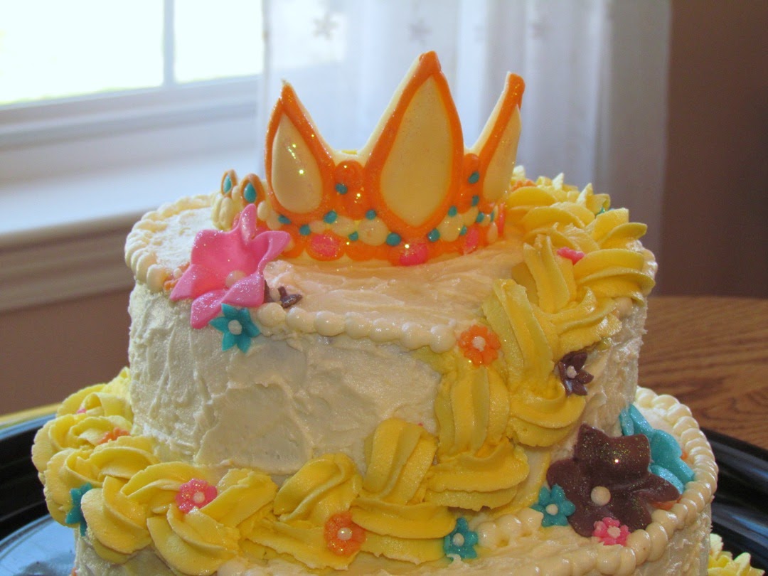 make  Cake to Birthday Rapunzel frosting Crafting: buttercream how sparkle Party