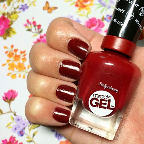 Sally Hansen Miracle Gel Nail Swatches, Sally Hansen Miracle Gel Nail 440 Dig Fig