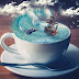 Cup Sea Photoshop Manipulation