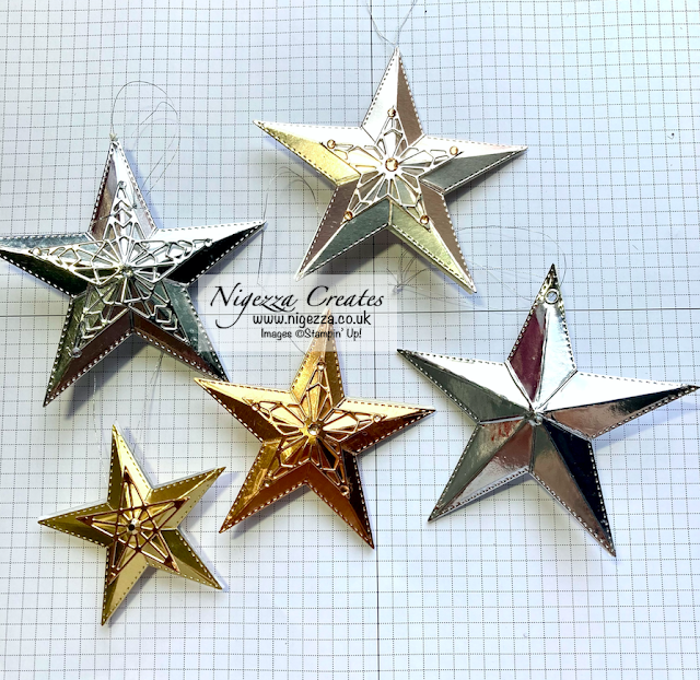 Stamp Around UK December Video Hop: Star Tree Decoration