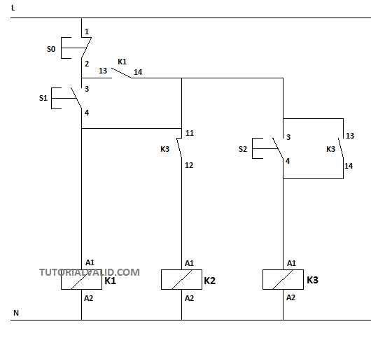 Rangkaian Kontaktor Magnet Star Delta Manual : Diagram ...