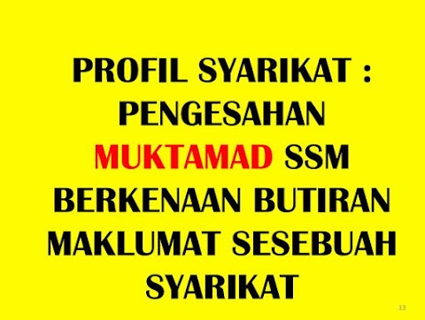 PROFIL SYARIKAT