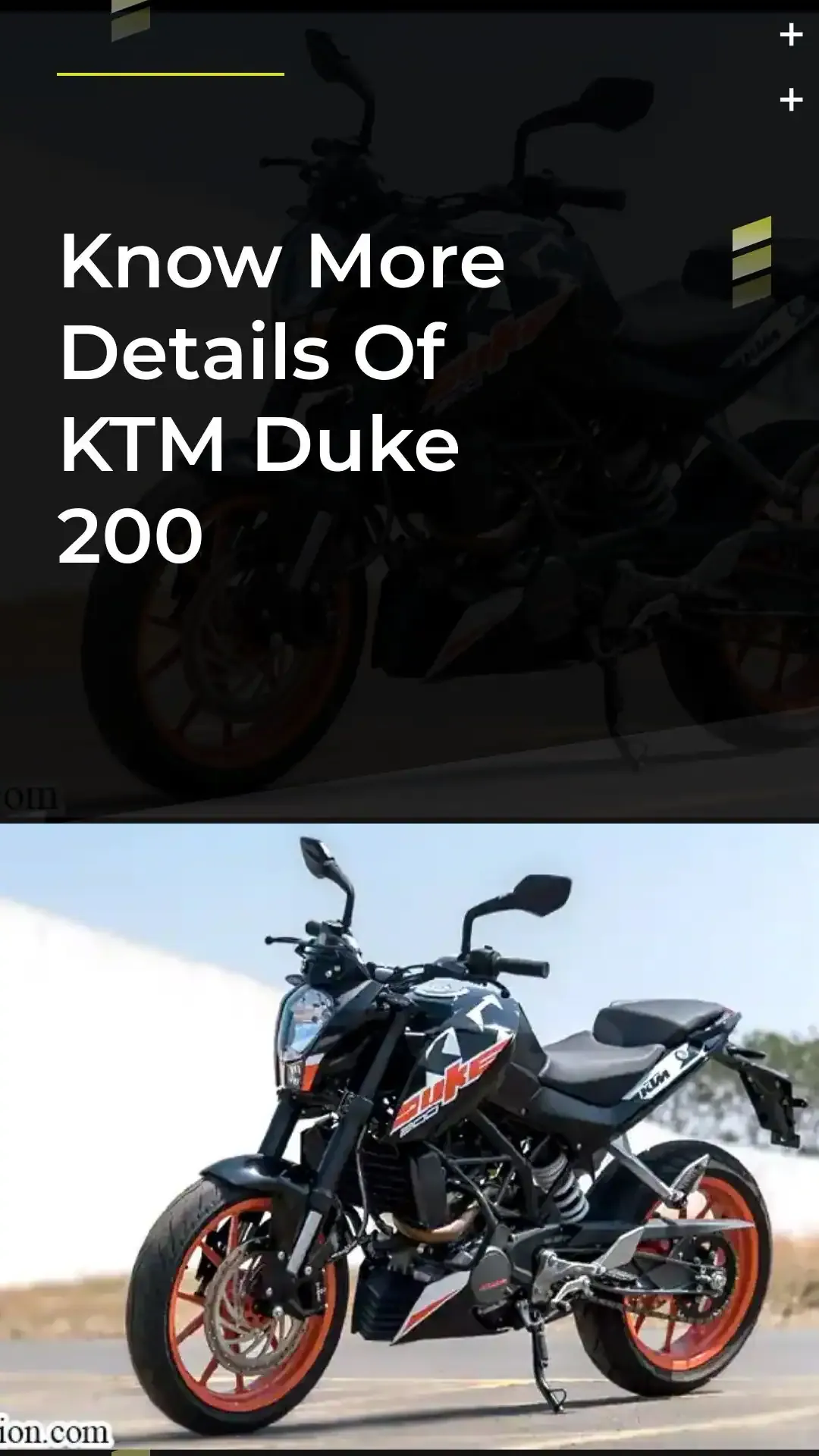 KTM Duke 200