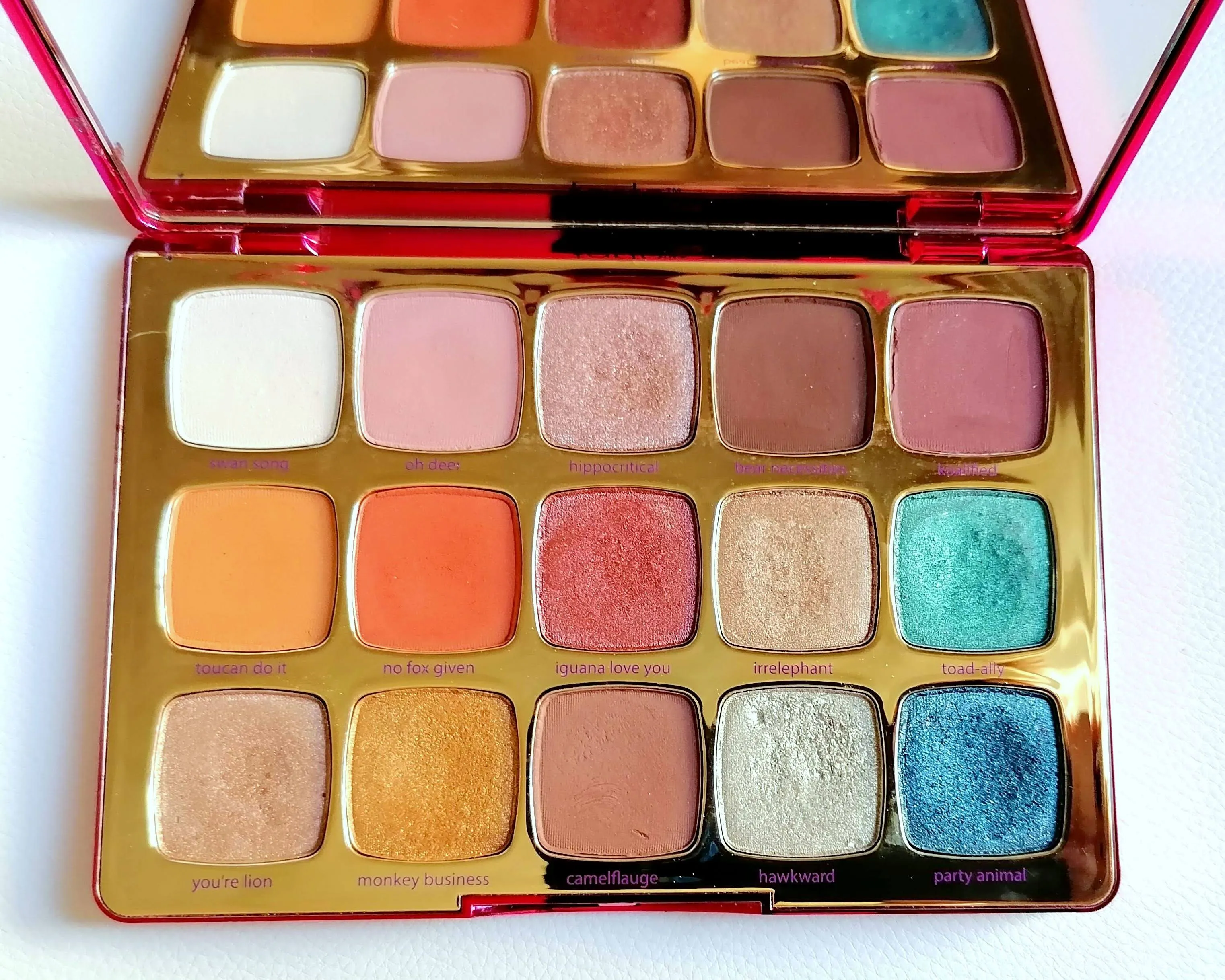 UNLEASHED palette de chez TARTE