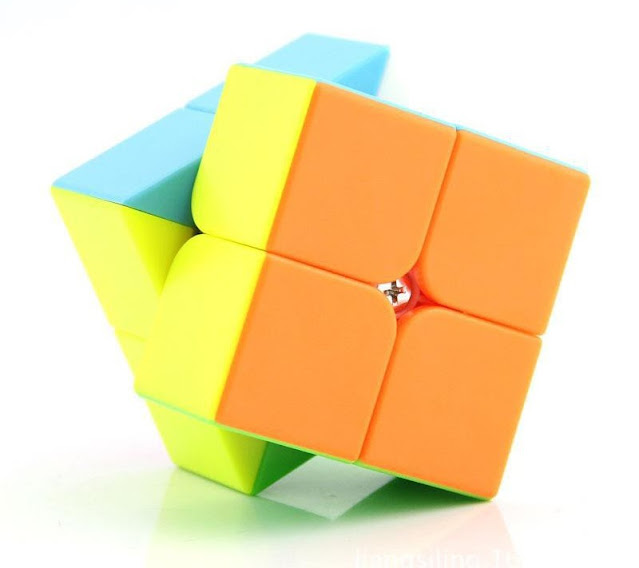 2x2 Neon Color Rubics Cube
