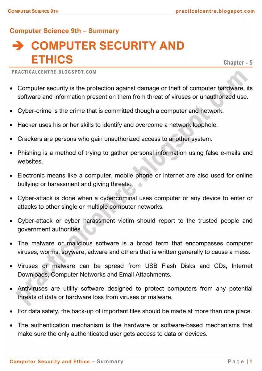 computer-security-and-ethics-summary-1
