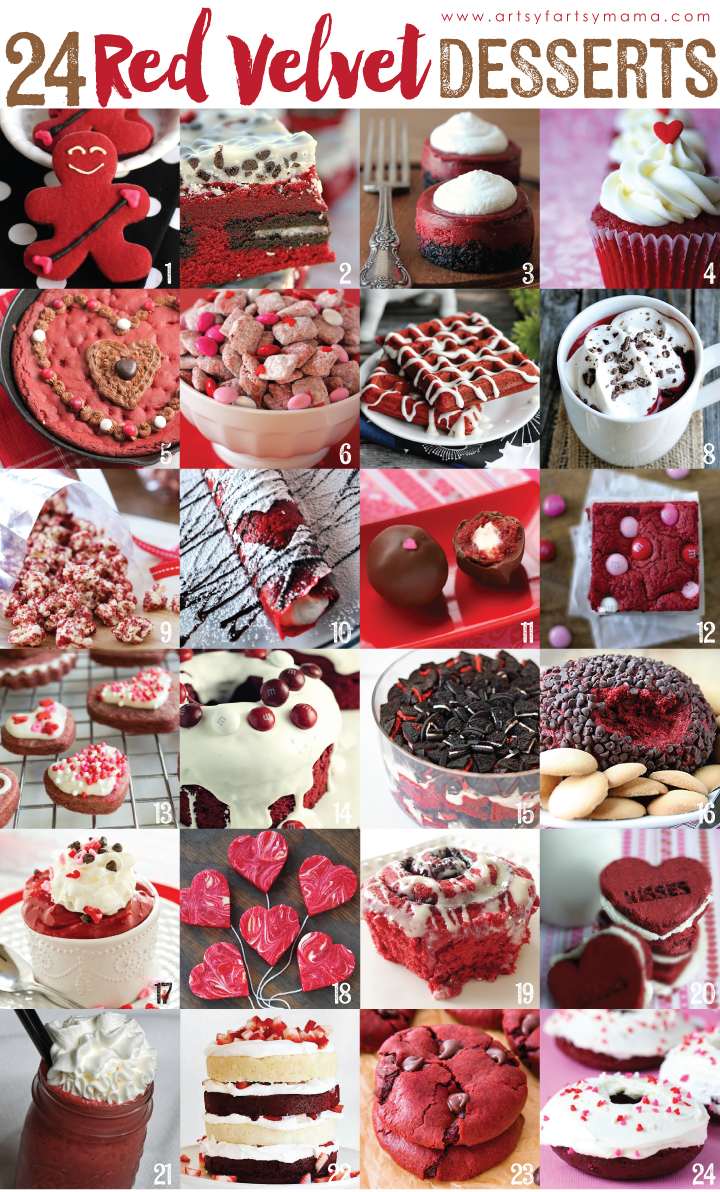 24 Red Velvet Dessert Recipes
