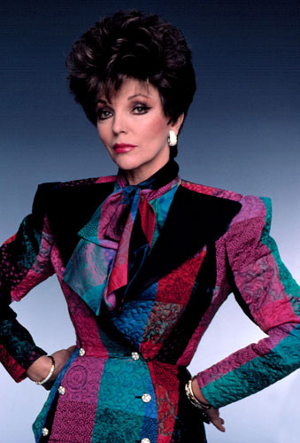Joan Collins played Alexis Carrington a rich bitch with a platinum card