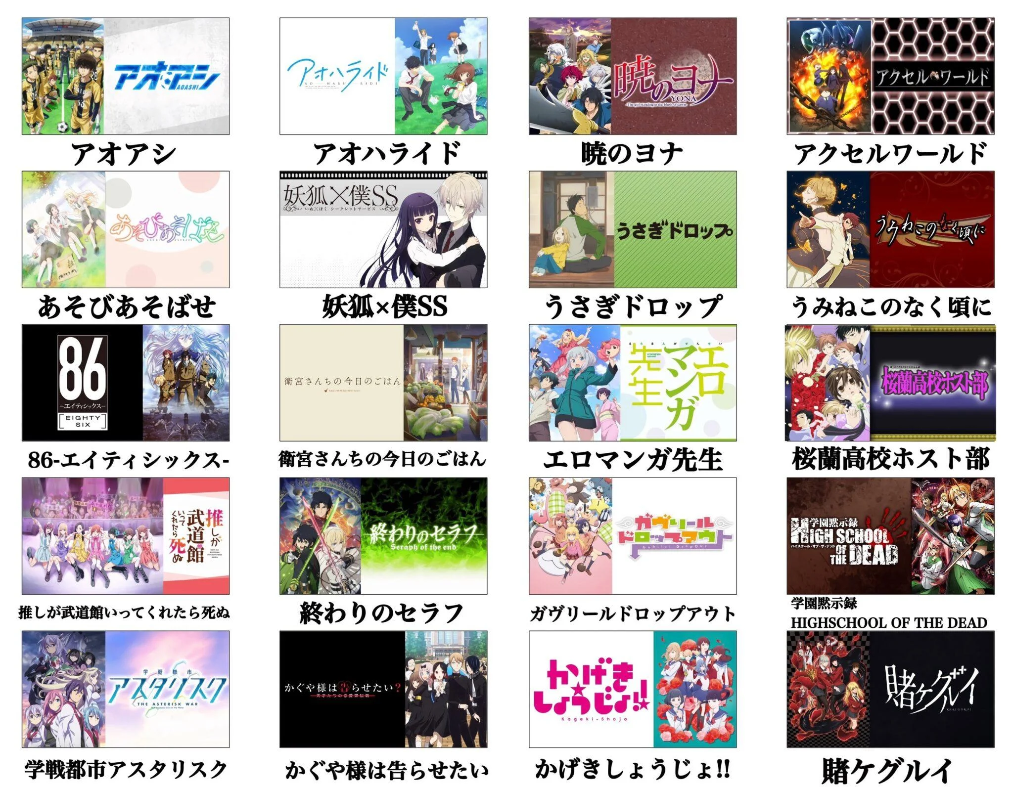 Os animes que deveriam ganhar uma sequência segundo os japoneses