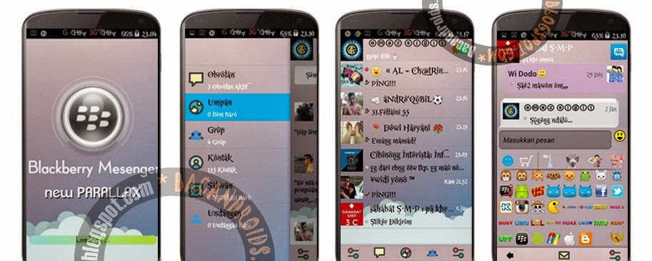 Download Mod BBM Tema Parallax New Apk V2.6.0.30