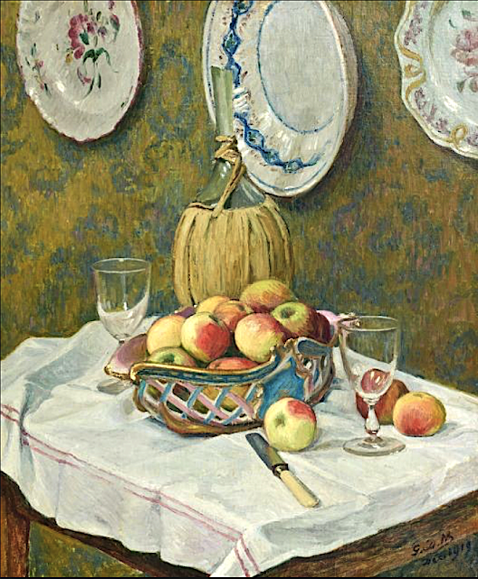 Georges-Daniel de Monfreid (1856-1929) Nature morte aux deux verres Collection privée