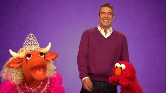 Sesame Street Episode 4511. Andy Cohen and Elmo introduce the word popular.