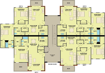 8 Unit Apartment Building Plans