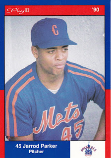 Jarrod Parker 1990 Columbia Mets card