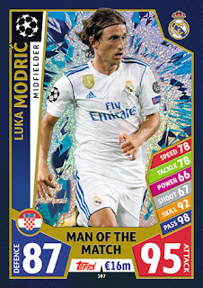 Topps Match Attax UEFA Champions League 2017-2018 Real Madrid CF Set