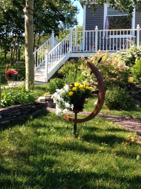 Mahoneys' garden, King's Cove, Newfoundland, Margaret Ryall