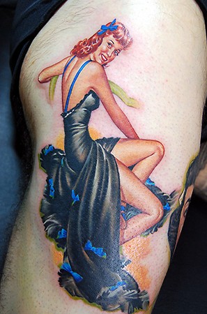 Pin Up Girl Tattoo Designs