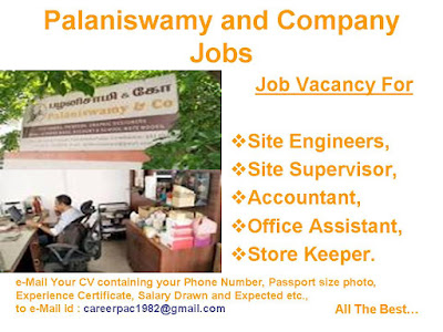 Palaniswamy and Company Jobs